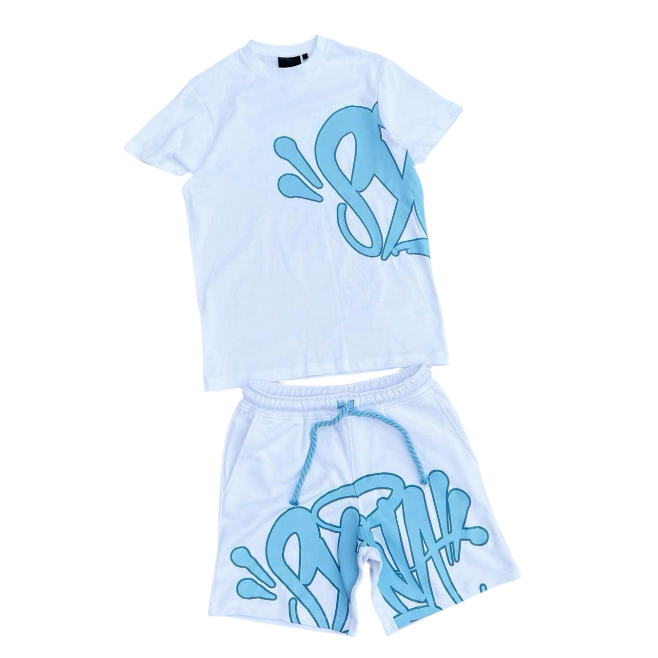 SYNA WORLD LOGO TWIN SET - WHITE/BLUE