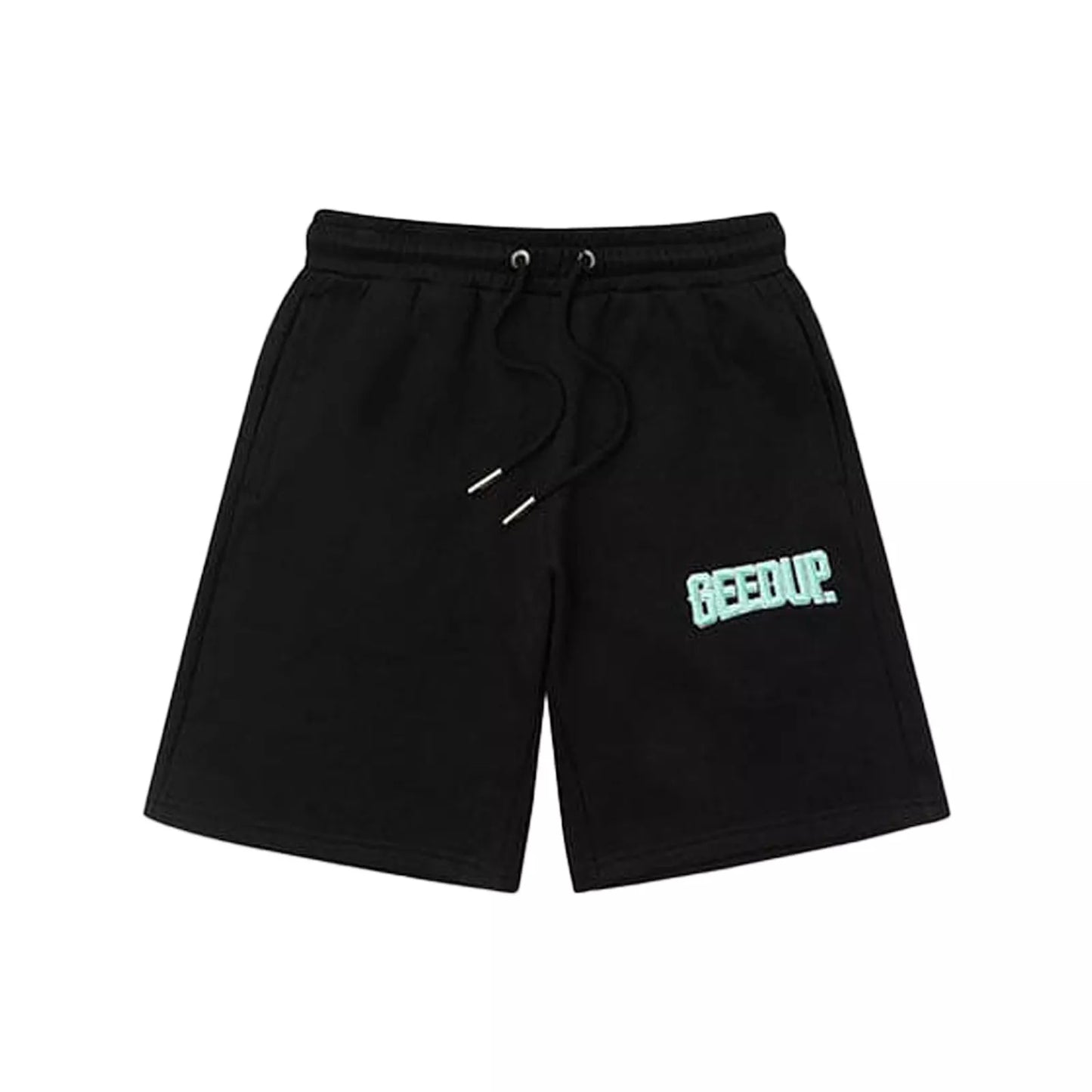 GEEDUP PFK EMB SHORTS BLACK/TEAL