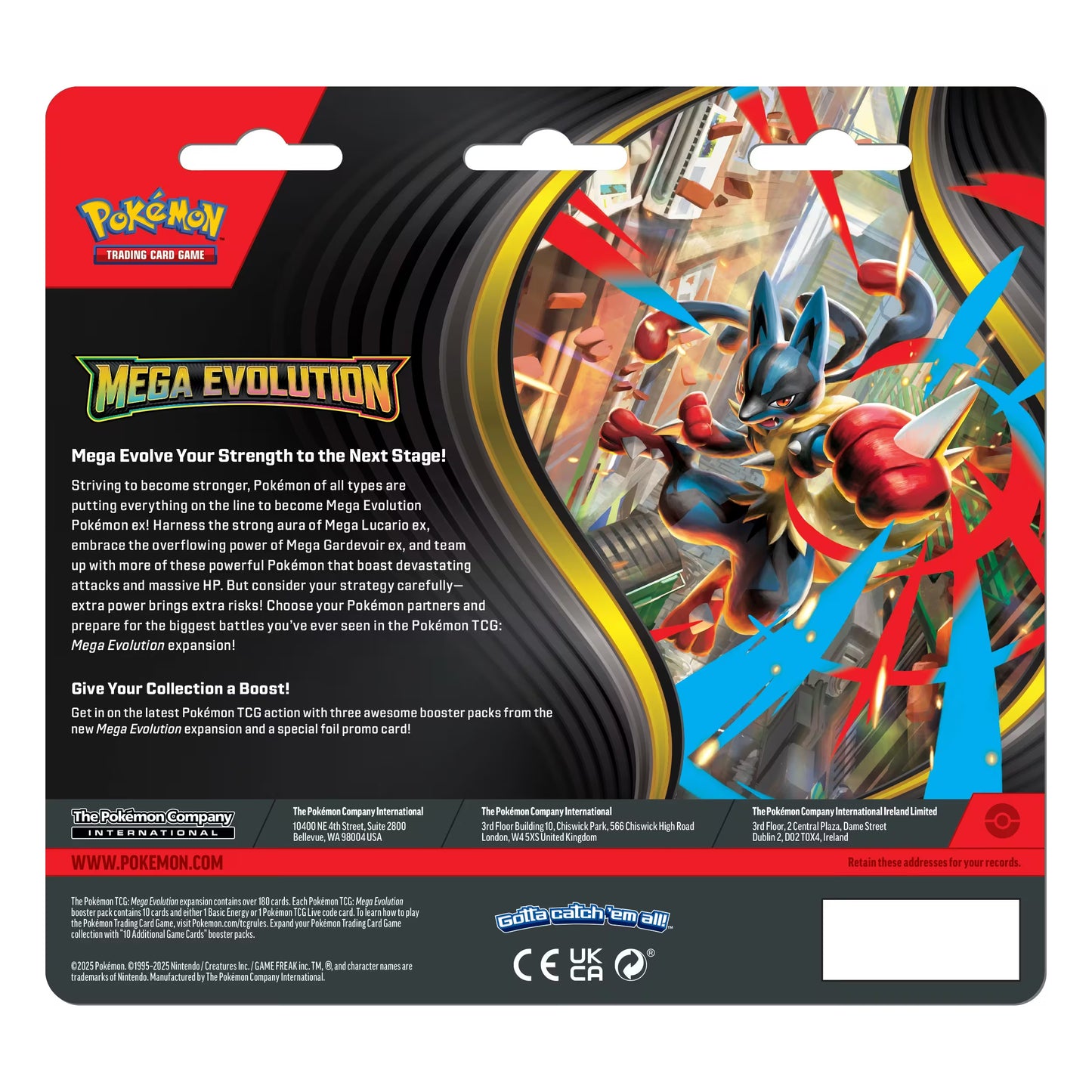 Pokemon Trading Card Game: Mega Evolution Three-Booster Blister Pack - Assorted (GOLDUCK)