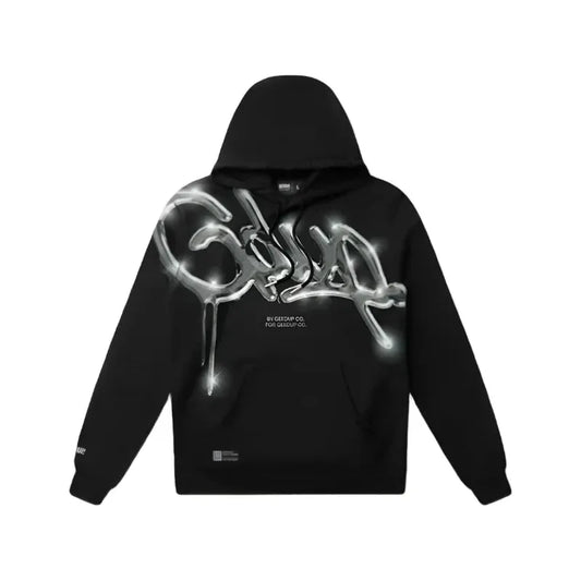 GEEDUP HANDSTYLE HOODIE 'BLACK/CHROME'