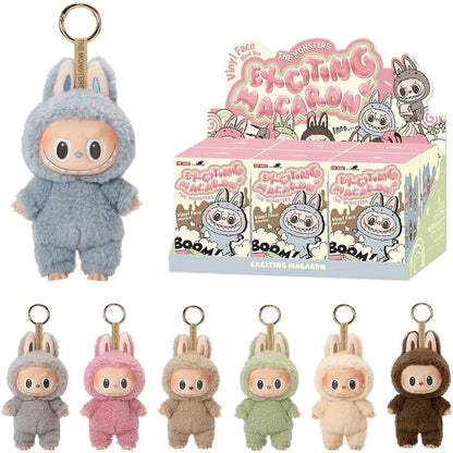 Pop Mart The Monsters Labubu Exciting Macarons Vinyl Face Sealed Case (6 Blind Boxes)